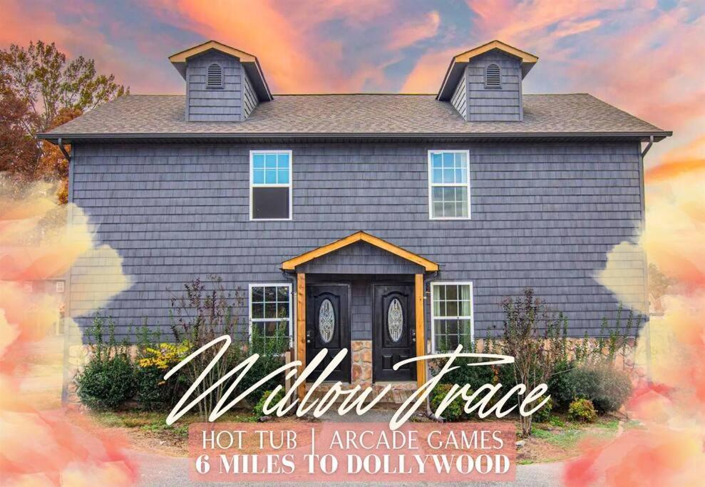 Willow Trace: Family Retreat, Hot Tub, Gaming! Pigeon Forge Luaran gambar