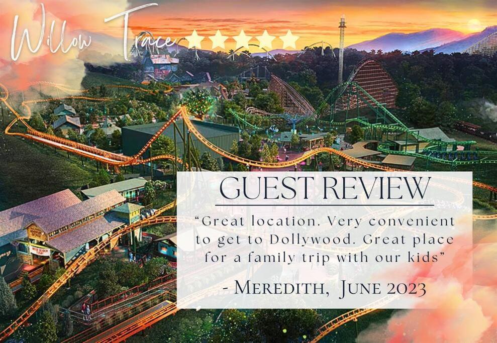 Willow Trace: Family Retreat, Hot Tub, Gaming! Pigeon Forge Luaran gambar